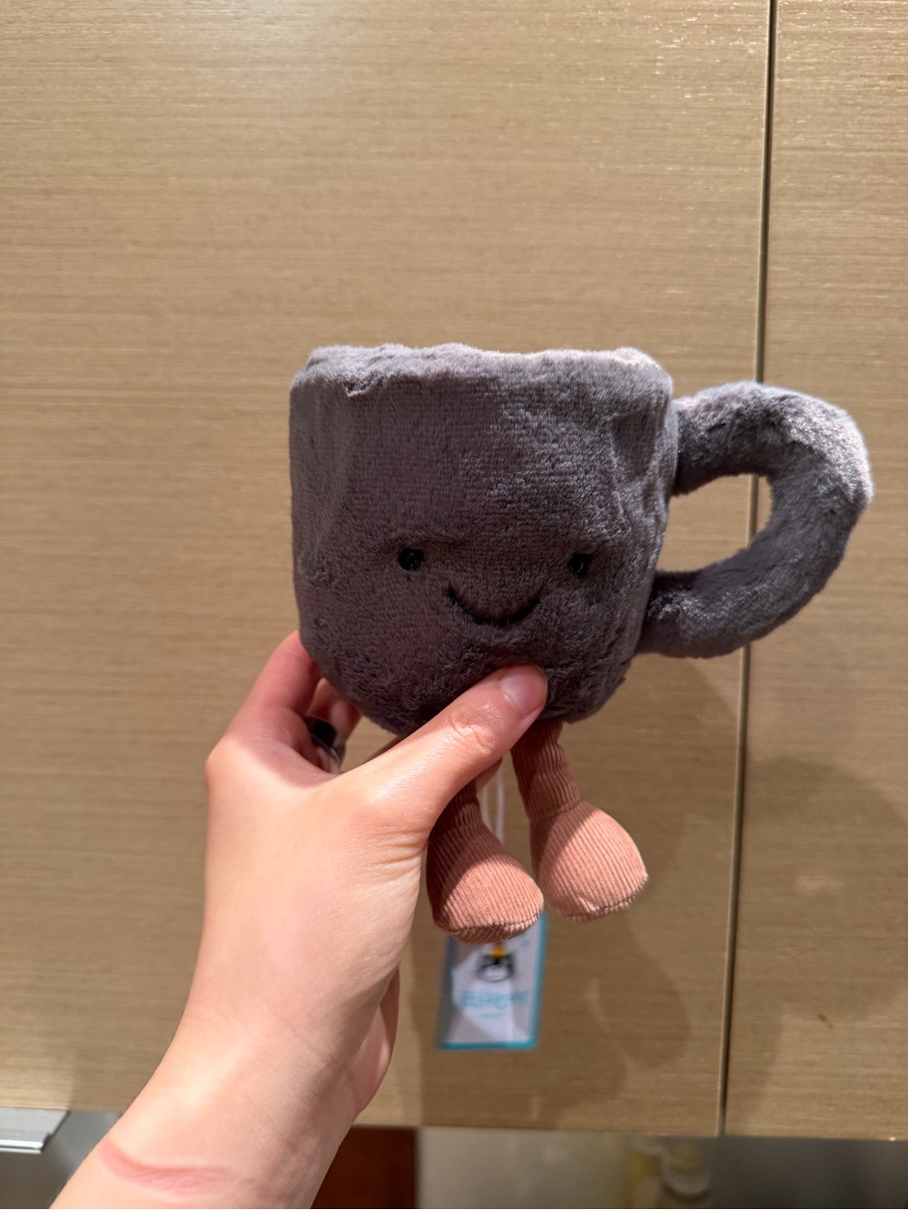 Plush coffee Gray Cup Toy with Legs